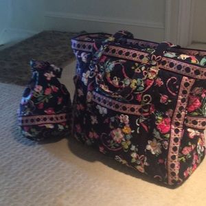 Vera Bradley zippered tote/suitcase